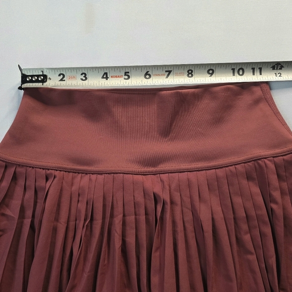 EUC ALO Yoga Grand Slam Tennis Skirt Mars Clay - Picture 5 of 6